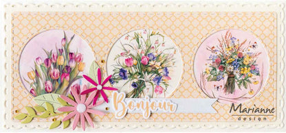 Marianne Design A4 Cutting Sheet - Mattie's Mini's - Bouquets