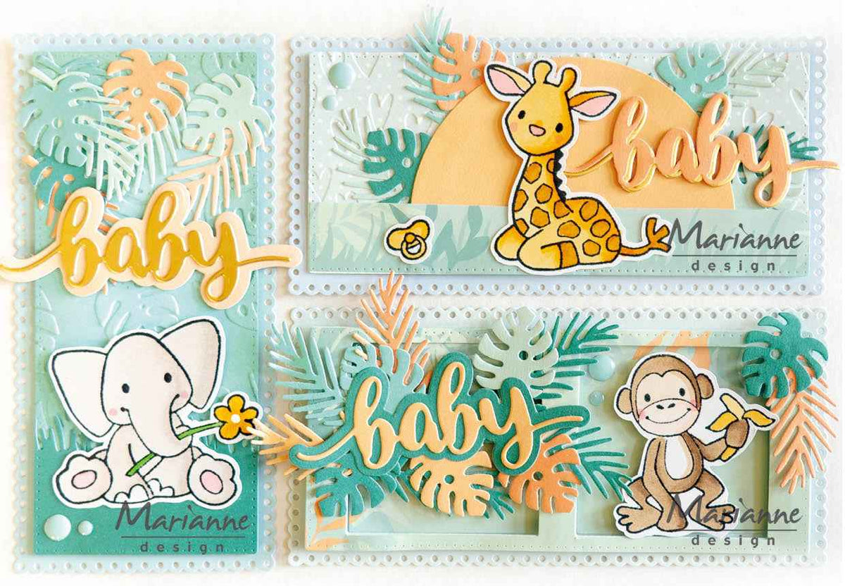 Marianne Design Craftables Die - Mini Slimline - 2 Squares
