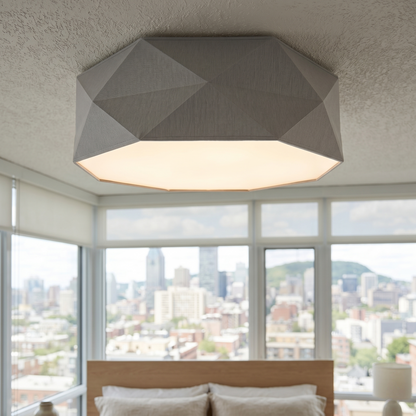 KANTOOR Gray Modern Flush Mount Light