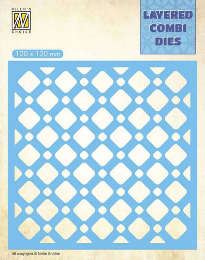 Layered Combi Dies Squares Layer B