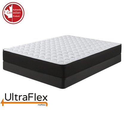 UltraFlex® PURITY – Orthopädische Wirbelsäulenpflege, Cool Gel Haltungsstützmatratze, Druckentlastungs-Schaumumhüllte Steppung für geringe Bewegungsübertragung (Hergestellt in Kanada) – Mit wasserdichtem Matratzenschoner