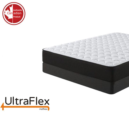 UltraFlex® PURITY – Orthopädische Wirbelsäulenpflege, Cool Gel Haltungsstützmatratze, Druckentlastungs-Schaumumhüllte Steppung für geringe Bewegungsübertragung (Hergestellt in Kanada) – Mit wasserdichtem Matratzenschoner