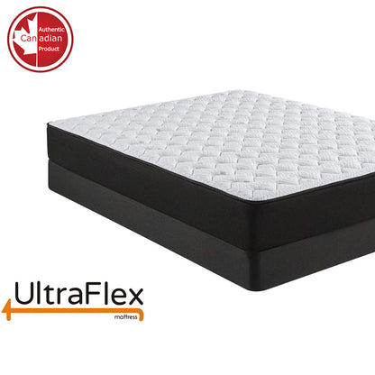 UltraFlex® PURITY – Orthopädische Wirbelsäulenpflege, Cool Gel Haltungsstützmatratze, Druckentlastungs-Schaumumhüllte Steppung für geringe Bewegungsübertragung (Hergestellt in Kanada) – Mit wasserdichtem Matratzenschoner