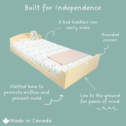 CHERRY TWIN - Montessori Floor Bed