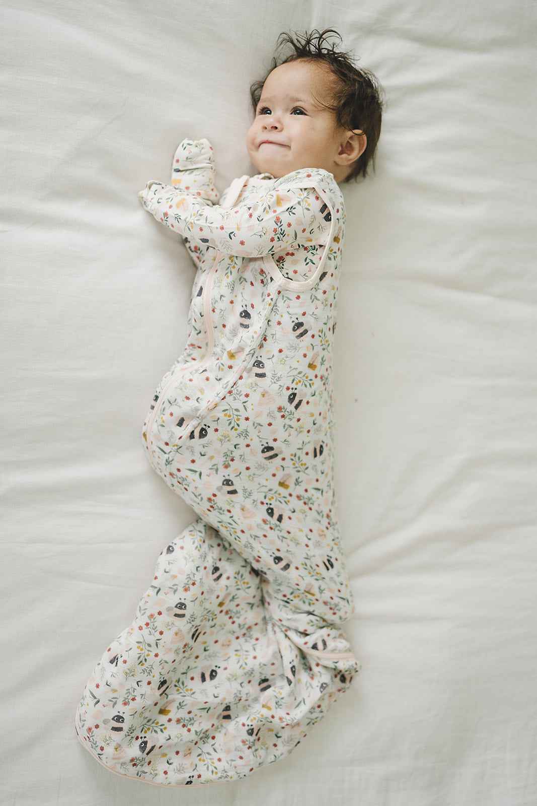 Baby Bamboo Muslin Sleep Sack 0.5 TOG - Bumble Bees