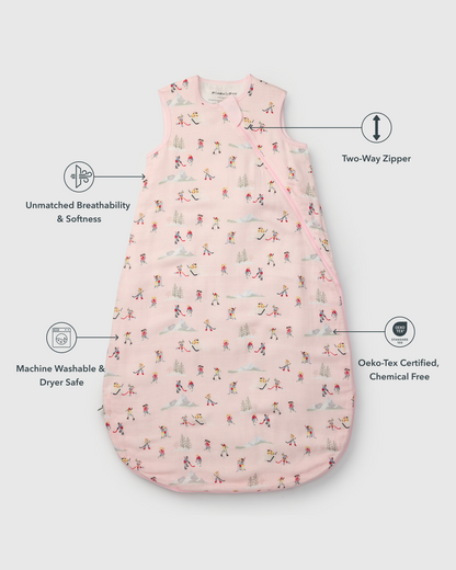 Baby Bamboo Muslin Sleep Sack 0.5 TOG - She Shoots She Scores