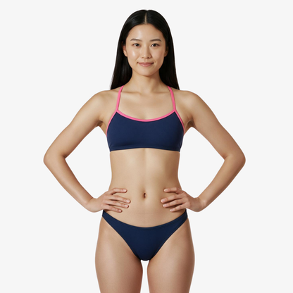 Cobalt Tie-Back Bikini Top by Norca
