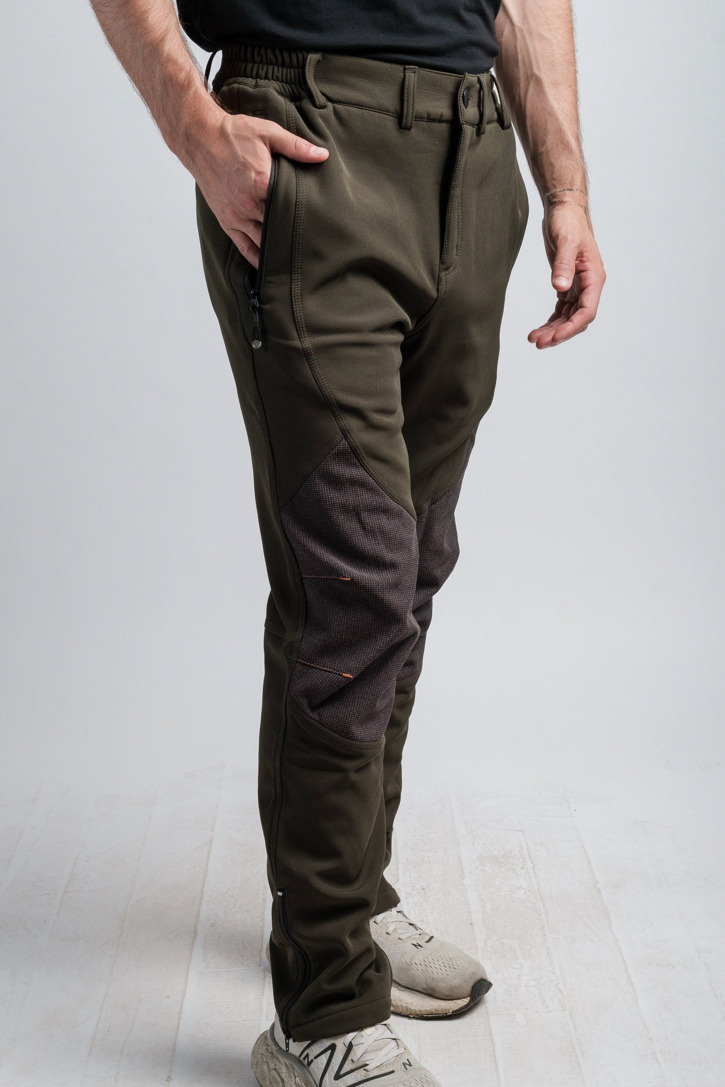 Grüne Abenteuerhose für Herren, wasserabweisend