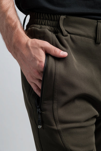 Grüne Abenteuerhose für Herren, wasserabweisend