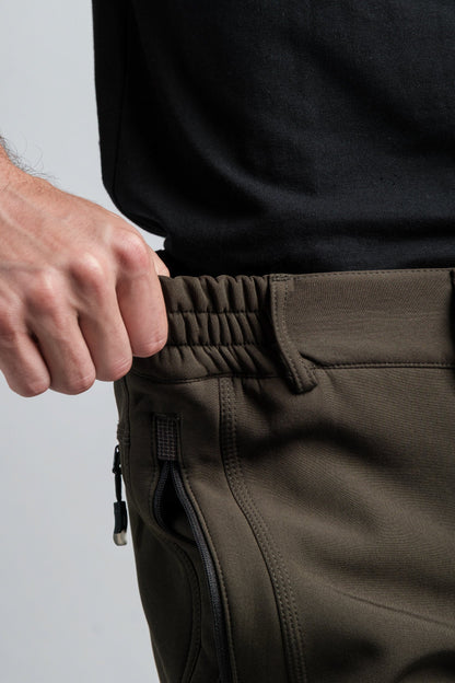 Grüne Abenteuerhose für Herren, wasserabweisend