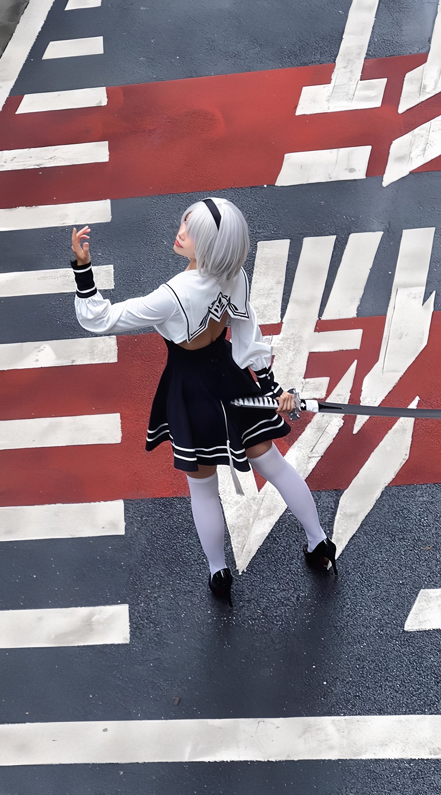 Anime Cosplay Dress Halloween Costume Set Anime Sailor Style Costume