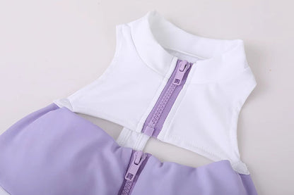 Anime Style The Purple Shark Jumpsuit Yoga Pants Full Body Sexy Fitness Activewear