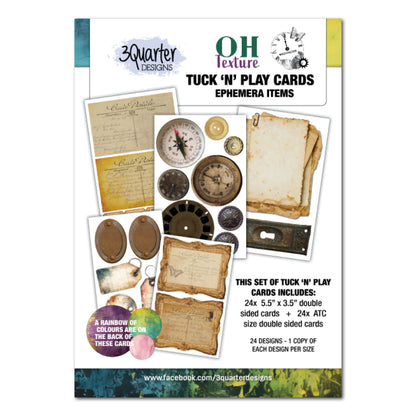 3Quarter Designs Oh Texture - Tuck N Play Cards