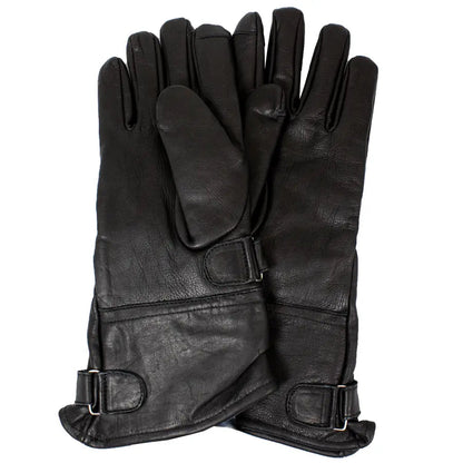 Open Road Men's Leather Gauntlet Riding Gloves