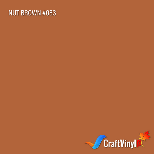 Oracal 651 Glossy Nut Brown Vinyl #083 12''x5ft