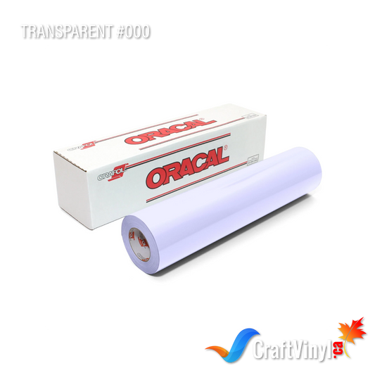 Oracal 651 Transparent #000sheets and rolls