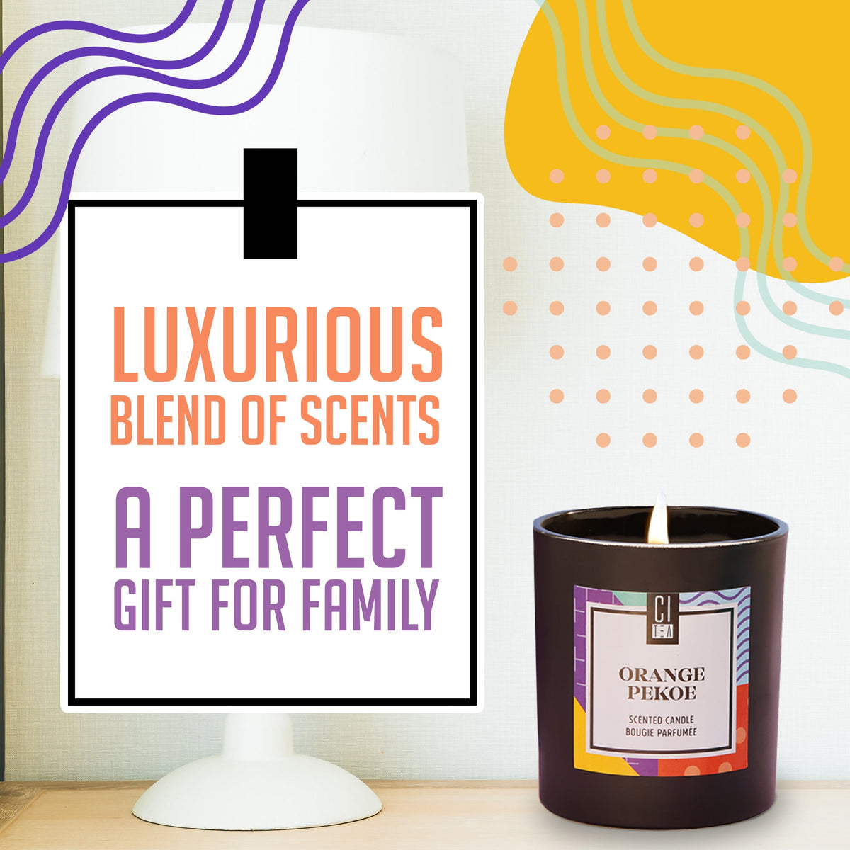 Orange Pekoe Soy Wax Candle - Sage & Driftwood - 8 oz