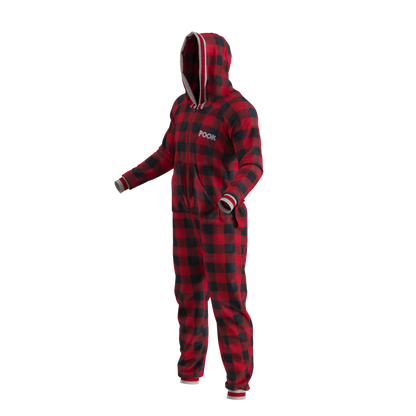 Pook Onesie - Red (Adult Unisex)