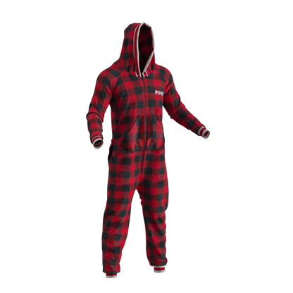 Pook Onesie - Red (Adult Unisex)