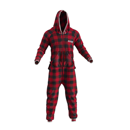 Pook Onesie - Red (Adult Unisex)