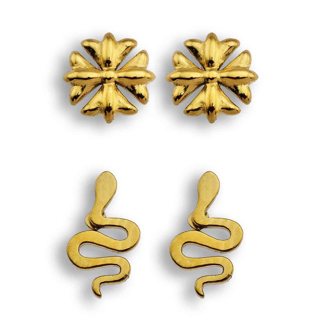 FABAYO 2-Pair Stud Earrings Set