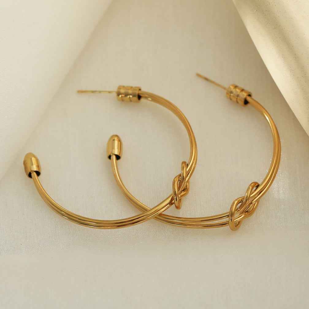 PAISLEY Hoop Earrings