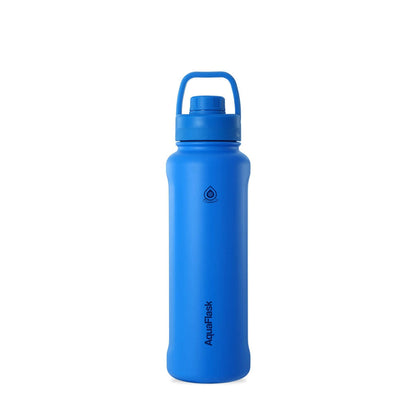 AquaFlask 1080ml (40oz) Edelstahl-Trinkflasche mit Sportverschluss – Heiß- & Kaltgetränke, auslaufsicher, BPA--frei