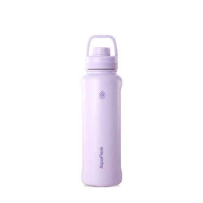 AquaFlask 1080ml (40oz) Edelstahl-Trinkflasche mit Sportverschluss – Heiß- & Kaltgetränke, auslaufsicher, BPA--frei