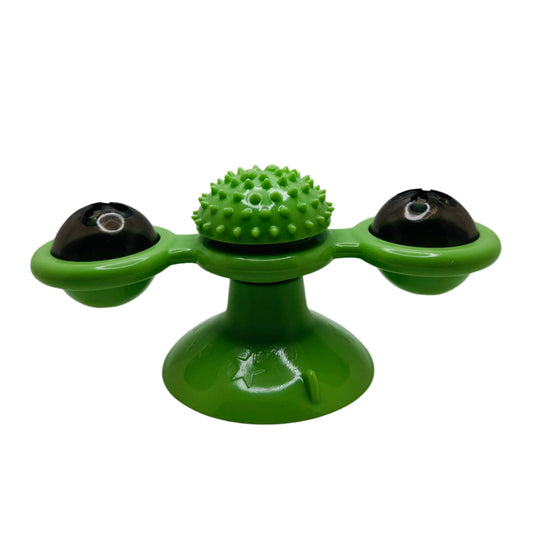 Cat Windmill Interactive Toy with Suction Cup