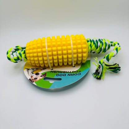 Corn Dog Chew Toy for Aggressive Chewers