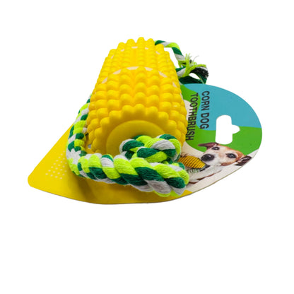 Corn Dog Chew Toy for Aggressive Chewers