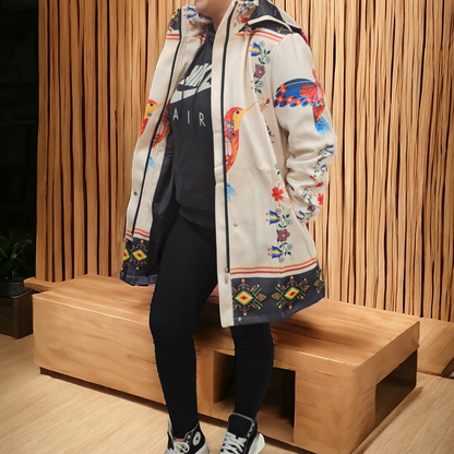 Pearl Hummingbird 3/4-Length Coat
