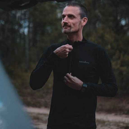 Men's Merino Wool 1/4 Zip Pullover — Midweight