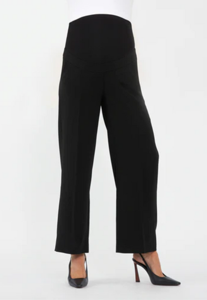 Alexa Wide Leg Maternity Pant Black