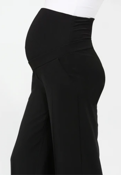 Alexa Wide Leg Maternity Pant Black
