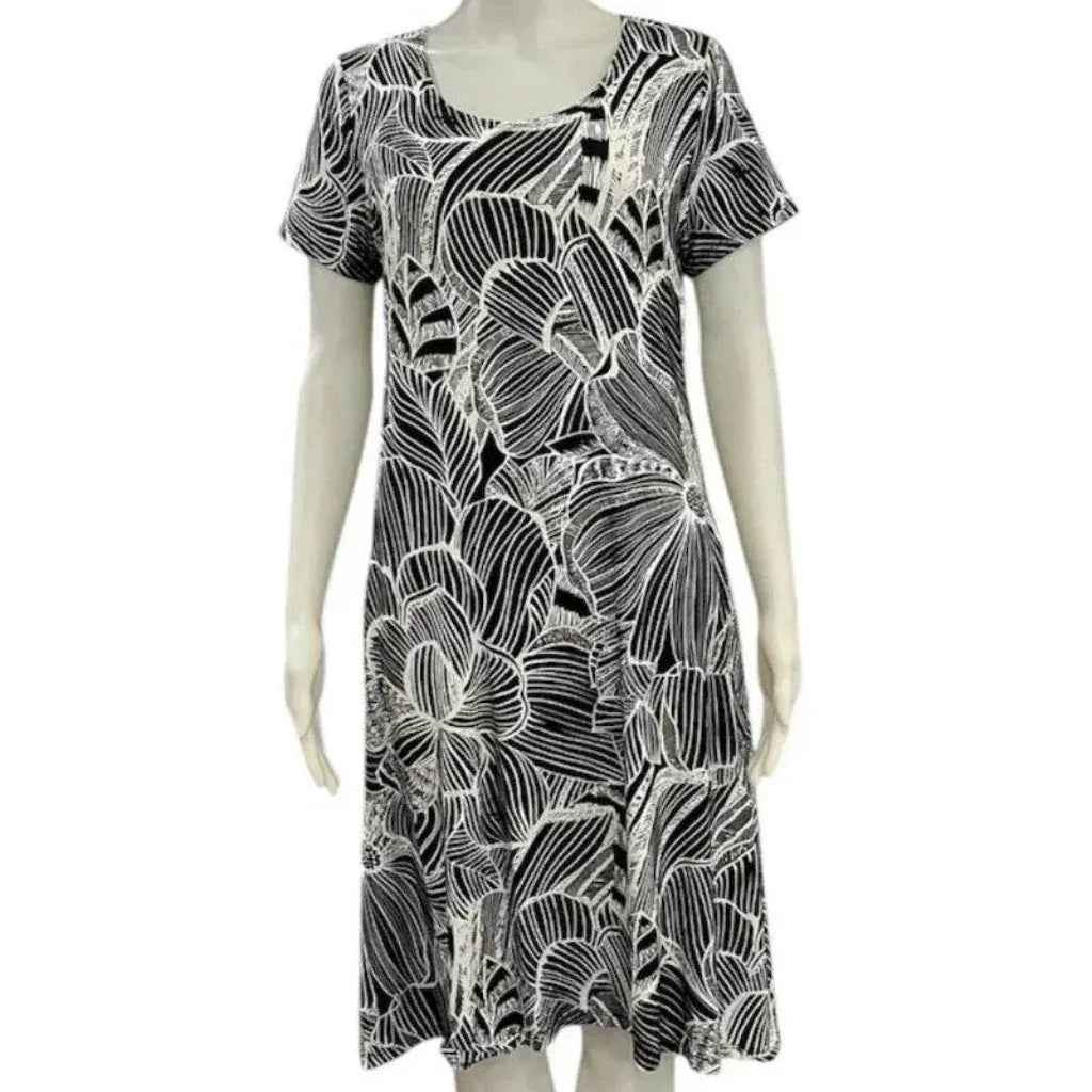 Robe noire et blanche Julia Divina