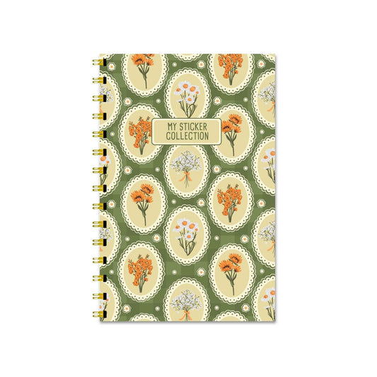 My Sticker Collection Floral Sticker Book