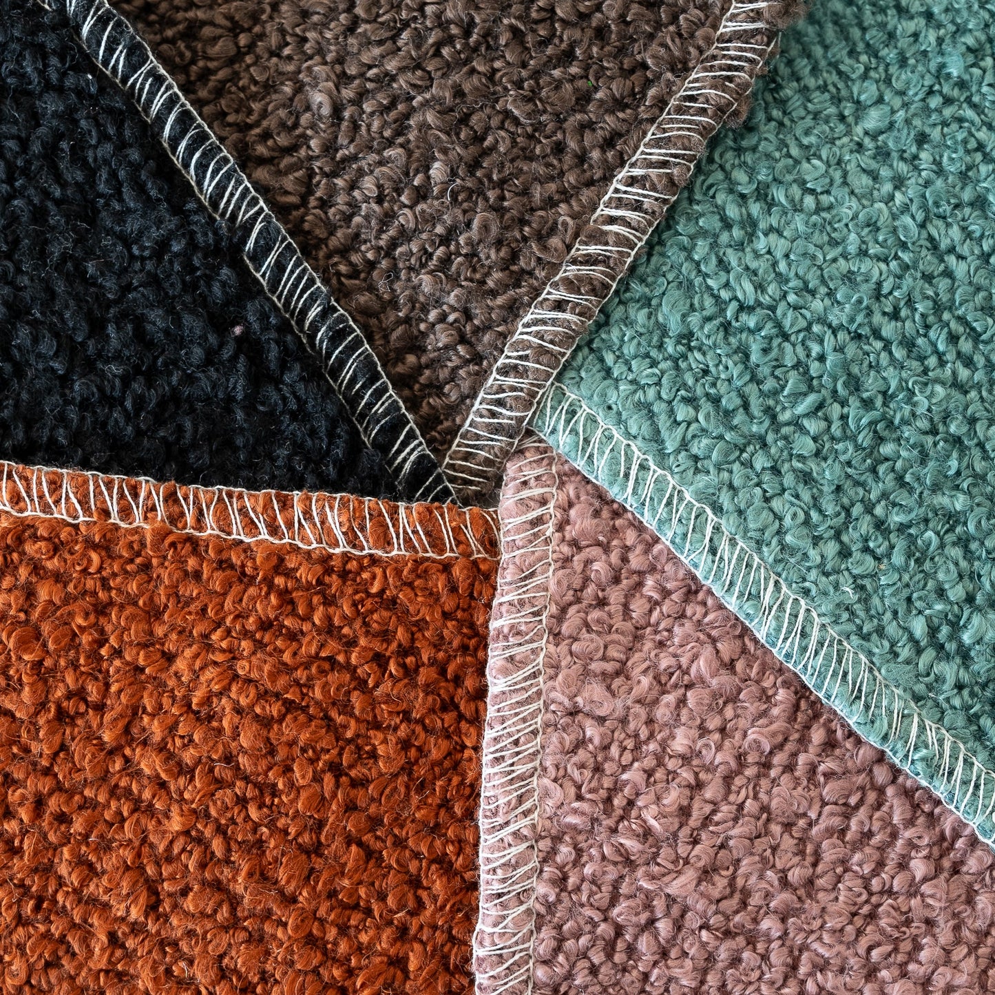 COTTON - RUST SHERPA