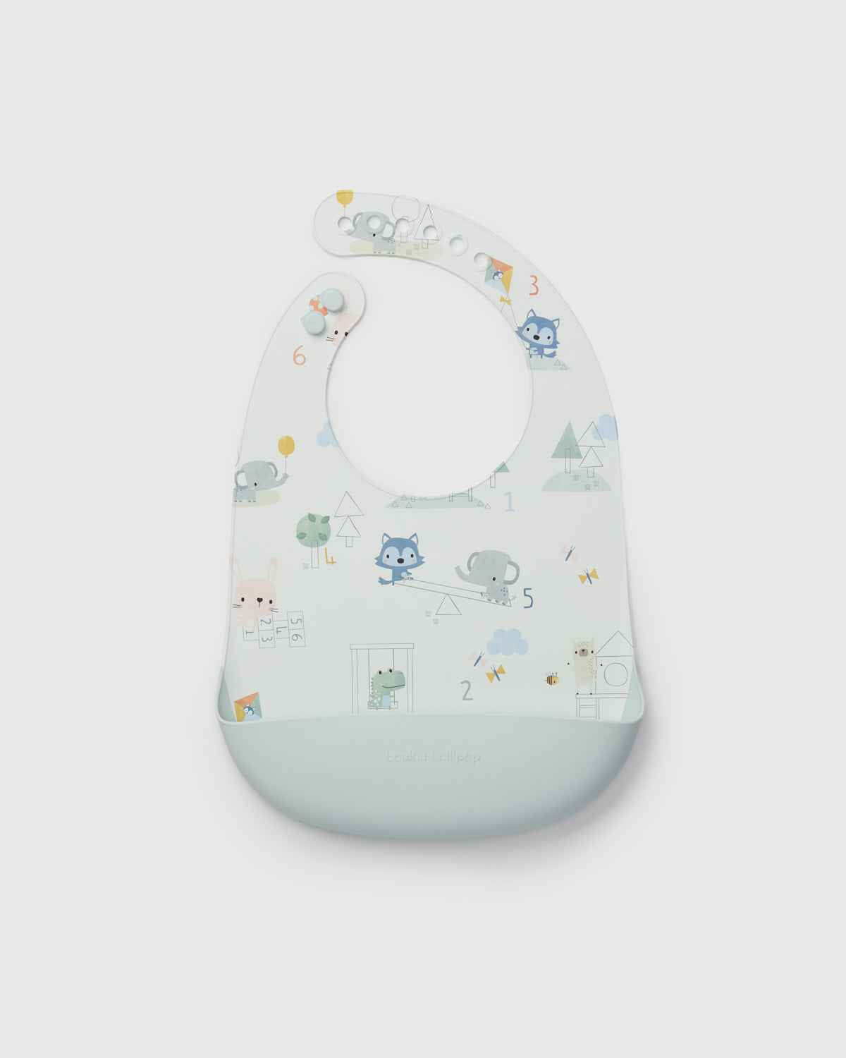 Silicone Bib Printed - Mini Mathletes