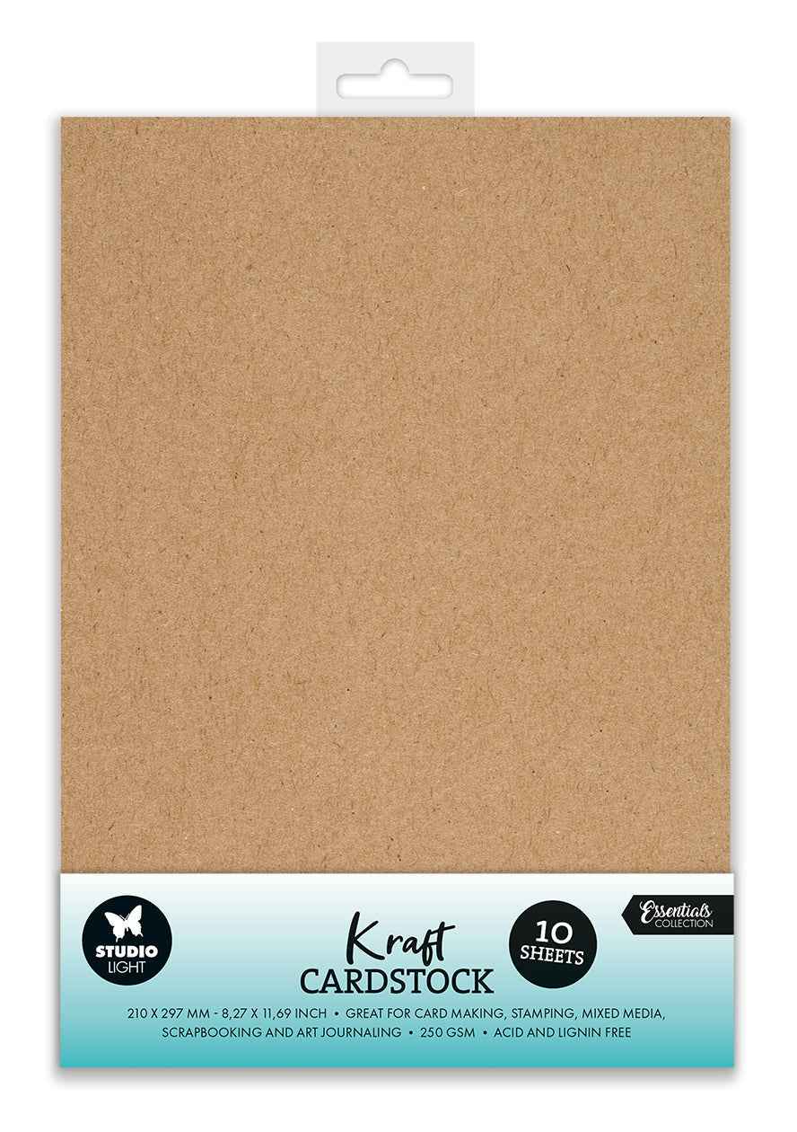 SL Paper Set Consumables Kraft Cardstock 250 gsm 10 SH