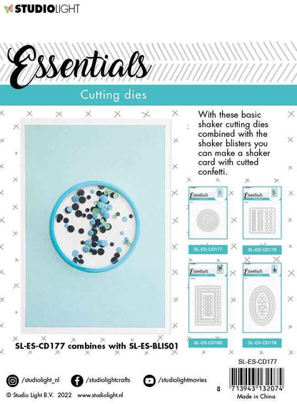 SL Cutting Die Circle Essentials 66x66x1mm 1 PC nr.177