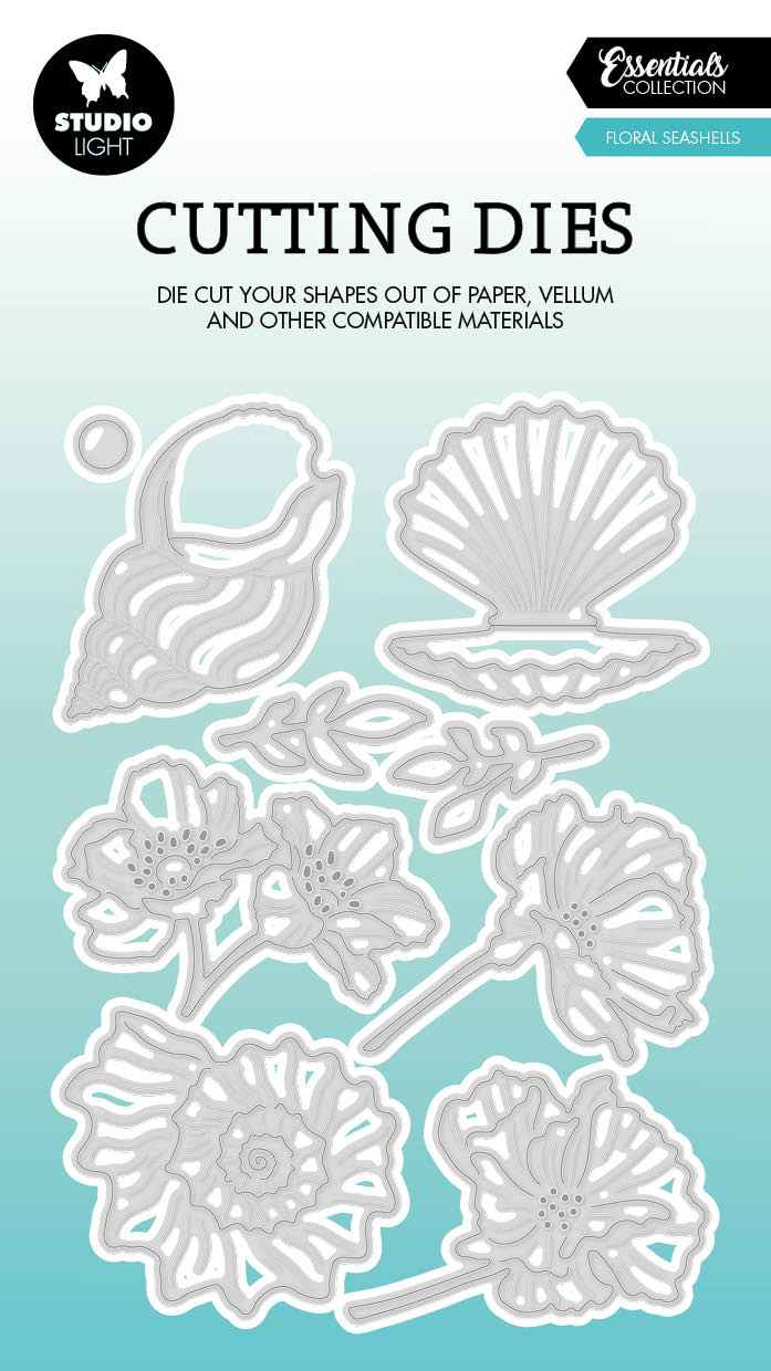 SL Cutting Dies Flower Seashells Essentials 97.7x139.8x1mm 9 PC nr.520