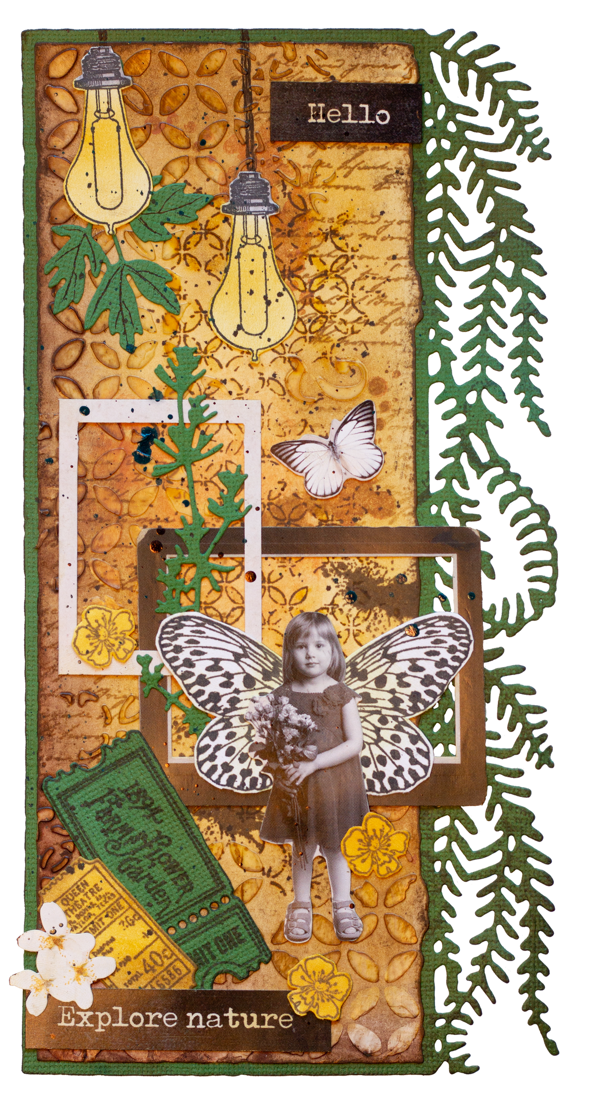 SL Cutting Die Botanical Elements Grunge Collection 13 PC