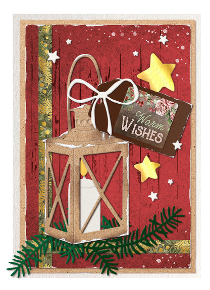 SL Cutting Die Lantern Scenery Magical Christmas 96x141x1mm 7 PC nr.691