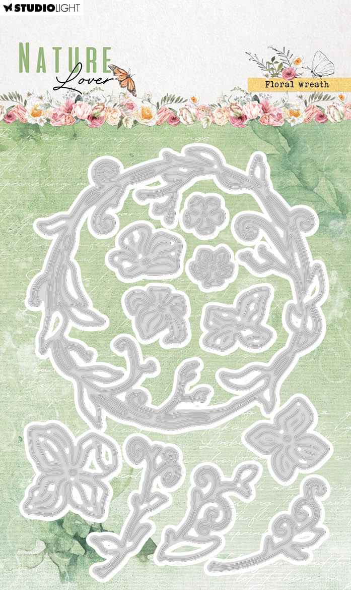 SL Cutting Dies Floral Wreath Nature Lover 101x143x1mm 11 PC nr.771