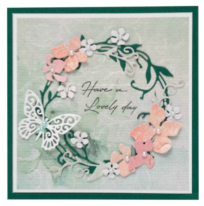 SL Cutting Dies Floral Wreath Nature Lover 101x143x1mm 11 PC nr.771