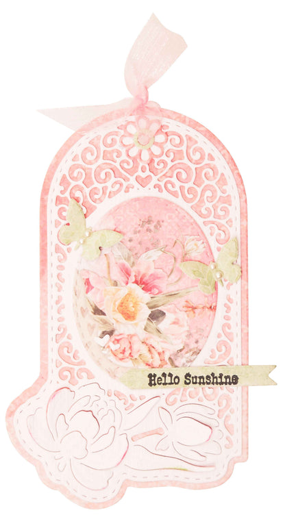 SL Cutting Dies Peony Tag Nature Lover 95x134x1mm 9 PC nr.772