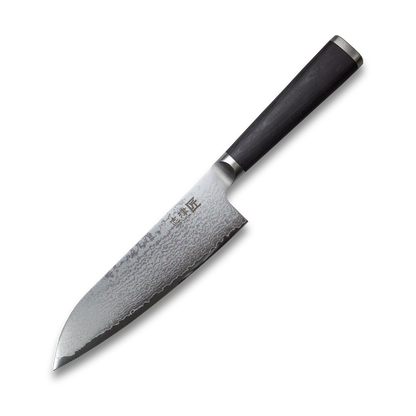 Miyako SUS 180mm Santokumesser – Klinge aus 33-lagigem Damaststahl – Hergestellt in Japan