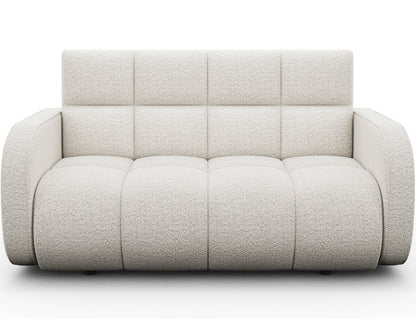 Deverio 3 Seater Condo Size Storage Sleeper Sofa - White