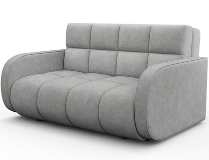 Deverio 3 Seater Condo Size Storage Sleeper Sofa - Light Grey